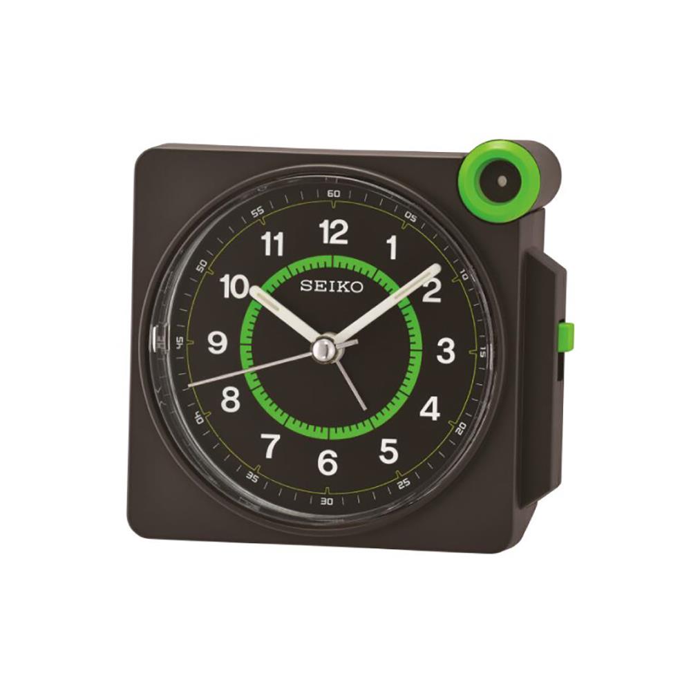 นาฬิกาปลุก SEIKO CLOCKS QHE183K 7.2X5.5 นิ้ว สีดำ