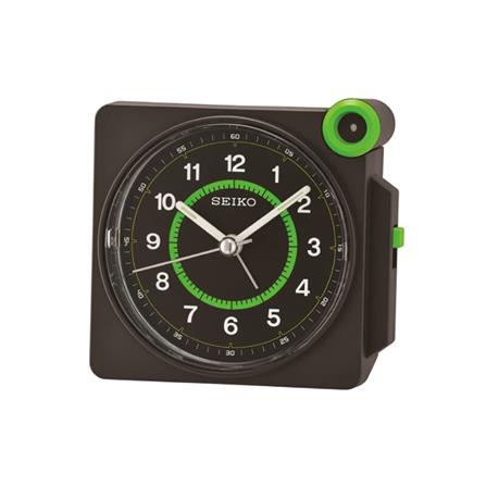 นาฬิกาปลุก SEIKO CLOCKS QHE183K 7.2X5.5 นิ้ว สีดำ