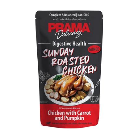 อาหารเปียกสุนัข PRAMA PD4 SUNDAY ROASTED CHICKEN 120 ก._0