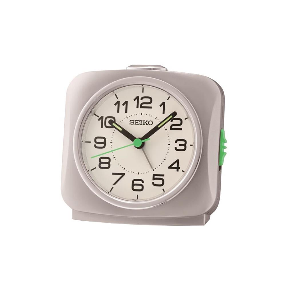 นาฬิกาปลุก SEIKO CLOCKS QHE194S 3.7 นิ้ว สีเงิน_1