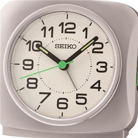 นาฬิกาปลุก SEIKO CLOCKS QHE194S 3.7 นิ้ว สีเงิน_2