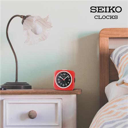 นาฬิกาปลุก SEIKO CLOCKS QHE194R 3.7 นิ้ว สีแดง_3