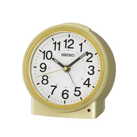 นาฬิกาปลุก SEIKO CLOCKS QHE199G 4.6 นิ้ว สีทอง_0