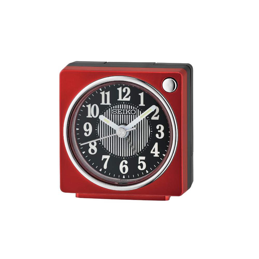 นาฬิกาปลุก SEIKO CLOCKS QHE197R 2.5 นิ้ว สีแดง