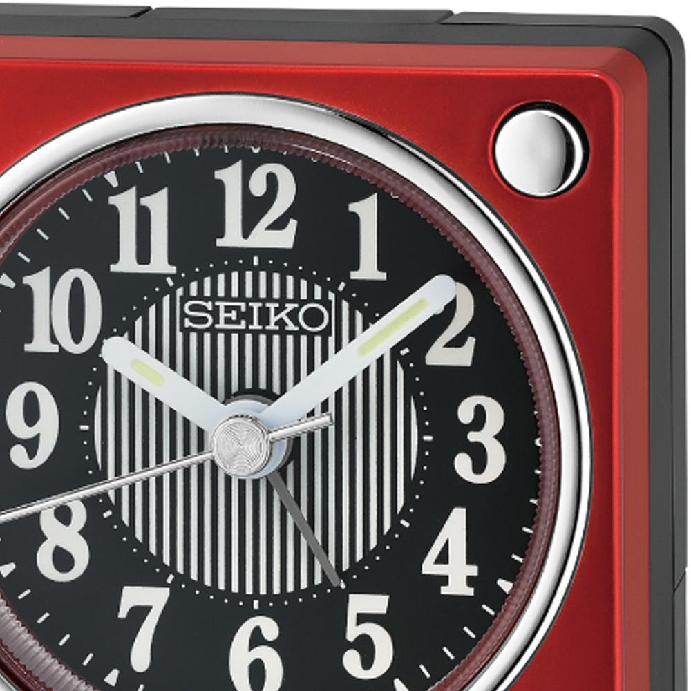 นาฬิกาปลุก SEIKO CLOCKS QHE197R 2.5 นิ้ว สีแดง