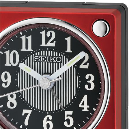 นาฬิกาปลุก SEIKO CLOCKS QHE197R 2.5 นิ้ว สีแดง_1