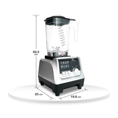เครื่องปั่นน้ำผลไม้ WORLDTECH WT-PB2200 2 ลิตร สีเงิน_9