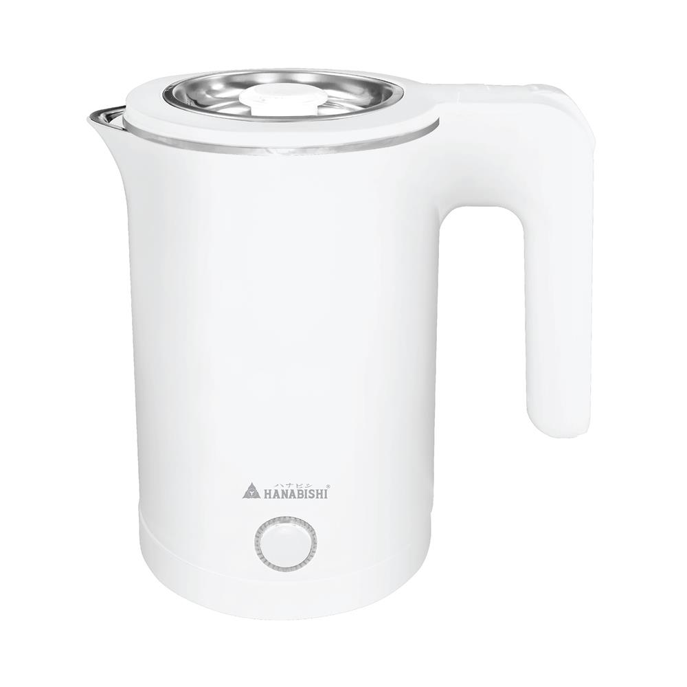 กาต้มน้ำไฟฟ้า HANABISHI HCK-082 0.8 ลิตร สีขาว