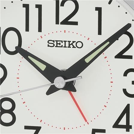 นาฬิกาปลุก SEIKO CLOCKS QHE204S 4.6X4.5 นิ้ว สีเงิน_1