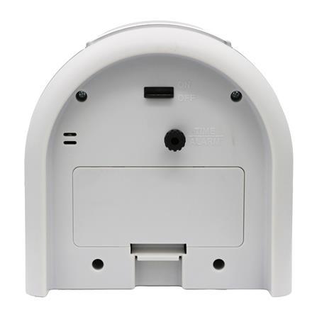 นาฬิกาปลุก SEIKO CLOCKS QHE204S 4.6X4.5 นิ้ว สีเงิน_3