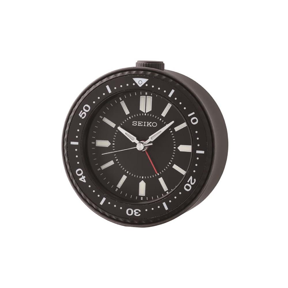 นาฬิกาปลุก SEIKO CLOCKS QHE184K 3.7 นิ้ว สีดำ