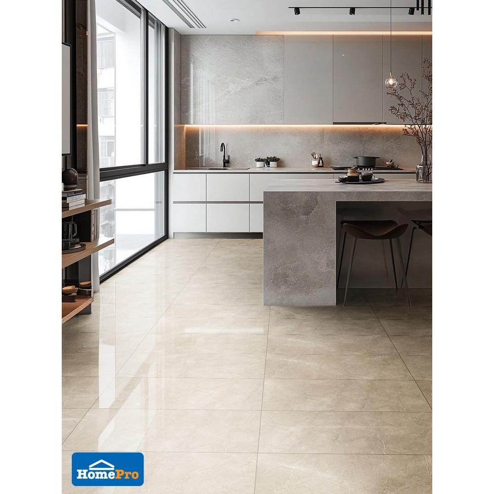 กระเบื้องพื้นพอร์ซเลน 60x120 ซม. COTTO โพรพิล เทา PM 1.44 ตร.ม.