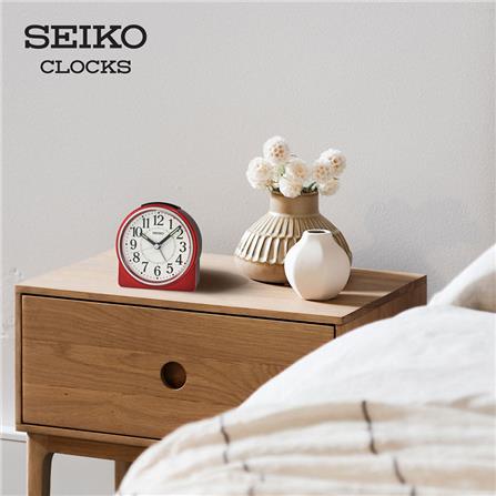 นาฬิกาปลุก SEIKO CLOCKS QHE198R 3.8X4.4 นิ้ว สีแดง_1