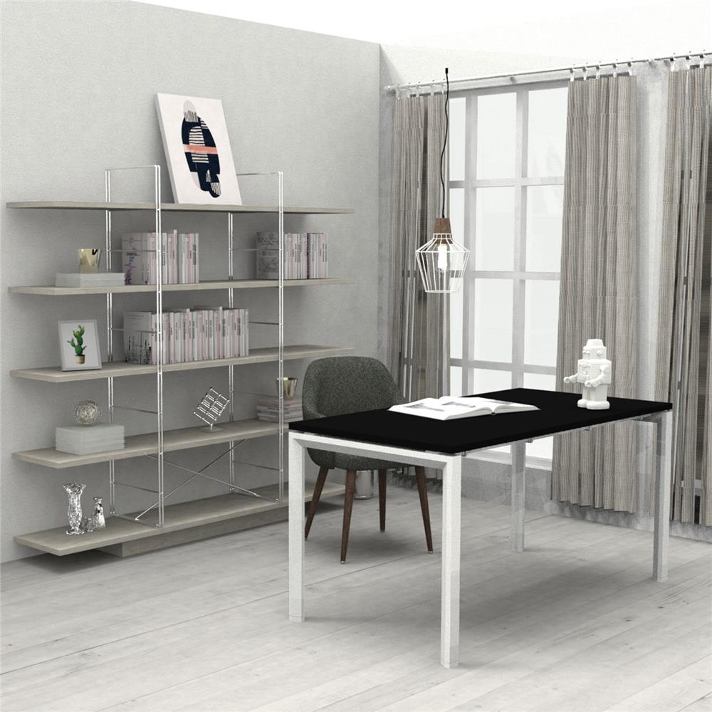 โต๊ะทำงาน OFFICEINTREND VIRO WL-B 120 ซม. สีดำ/ขาว