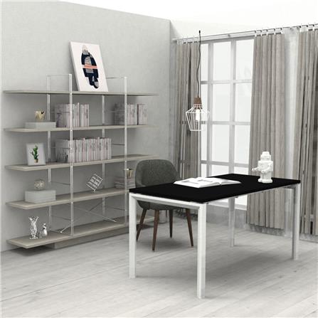 โต๊ะทำงาน OFFICEINTREND VIRO WL-B150 150 ซม. สีดำ/ขาว_1