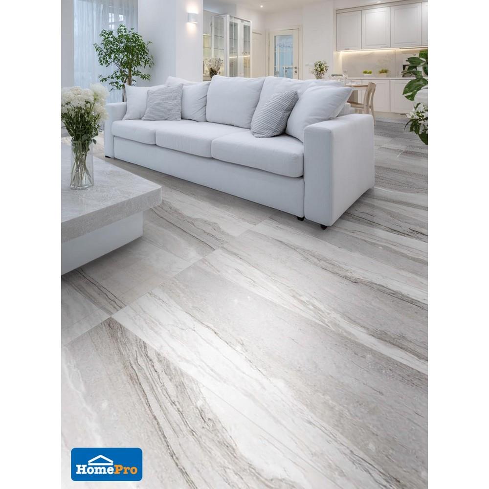 กระเบื้องพื้นพอร์ซเลน 60x120 ซม. COTTO ลอเรนโซ่ ขาว PM 1.44 ตร.ม.