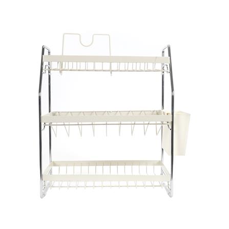 ชั้นวางเครื่องปรุง 3 ชั้น KECH CREAMY 33X38.5X18 ซม. สีครีม_1