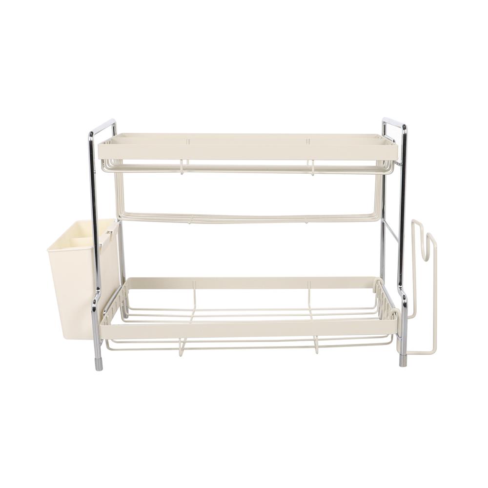 ชั้นวางเครื่องปรุง 2 ชั้น KECH CREAMY 33.6X18.5X25.6 ซม. สีครีม