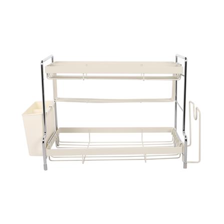 ชั้นวางเครื่องปรุง 2 ชั้น KECH CREAMY 33.6X18.5X25.6 ซม. สีครีม_2