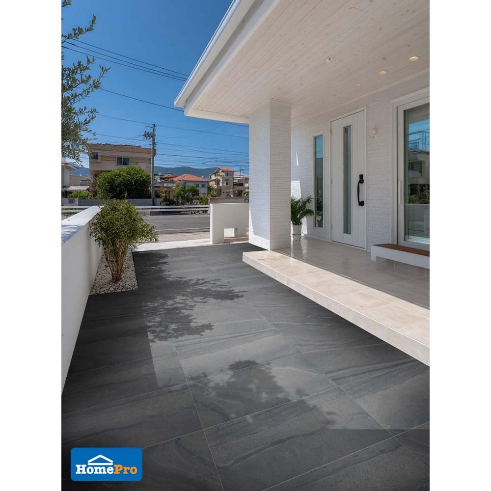 กระเบื้องพื้นพอร์ซเลน 60x120 ซม. COTTO เอ็ม-สโตน เทา PM 1.44 ตร.ม.