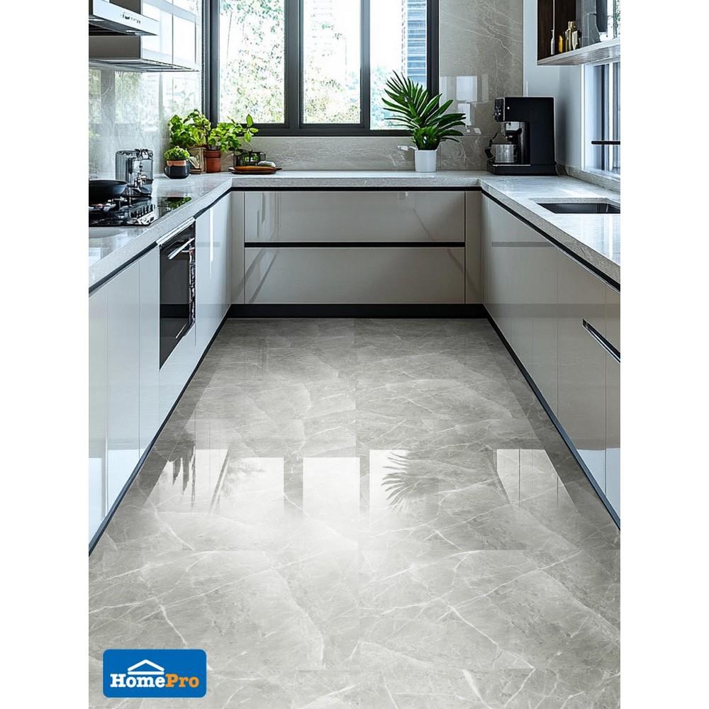 กระเบื้องพื้นพอร์ซเลน 60x120 ซม. COTTO รอยัล เทา PM 1.44 ตร.ม.