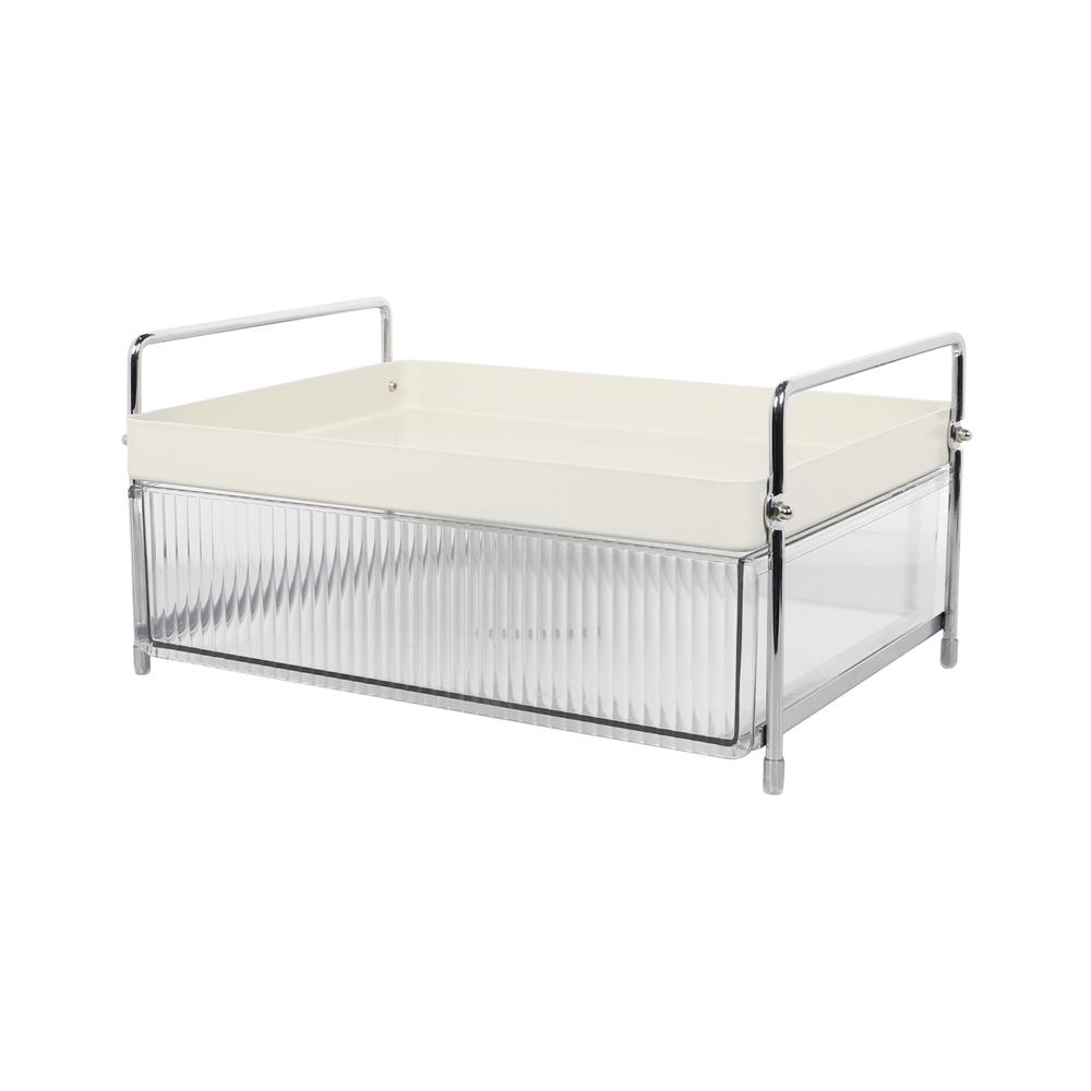 ชั้นเก็บแก้ว 1 ชั้น มีลิ้นชัก KECH CREAMY_1