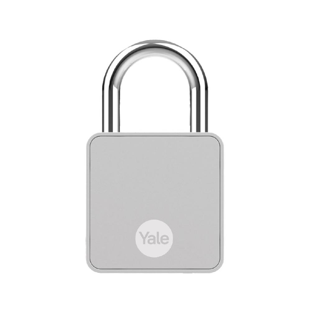 กุญแจคล้อง สแกนลายนิ้วมือ YALE YDPM SV 22 มม. สีเงิน