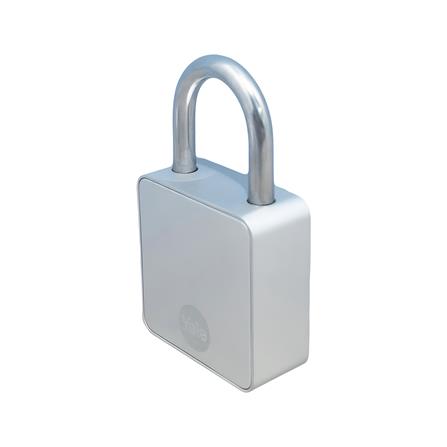 กุญแจคล้อง สแกนลายนิ้วมือ YALE YDPM SV 22 มม. สีเงิน_1