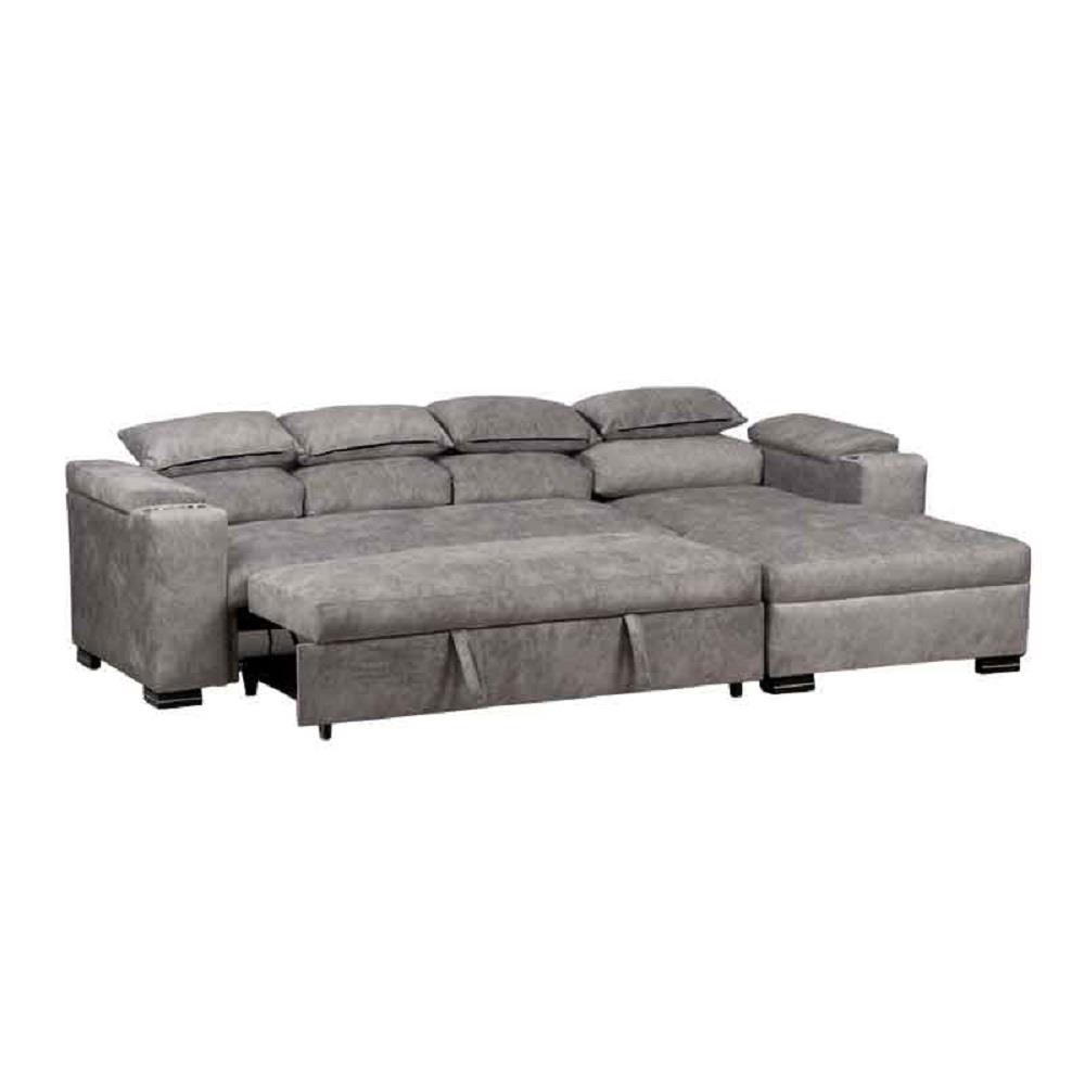 โซฟาเข้ามุมขวา AS FURNITURE KALEL CLGYU39 สีเทา