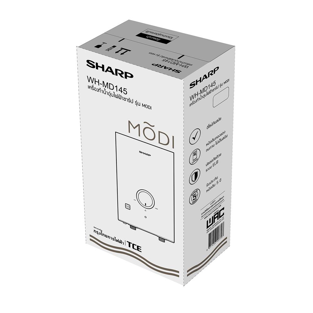 เครื่องทำน้ำอุ่น SHARP WH-MD145 4500 วัตต์ สีขาว