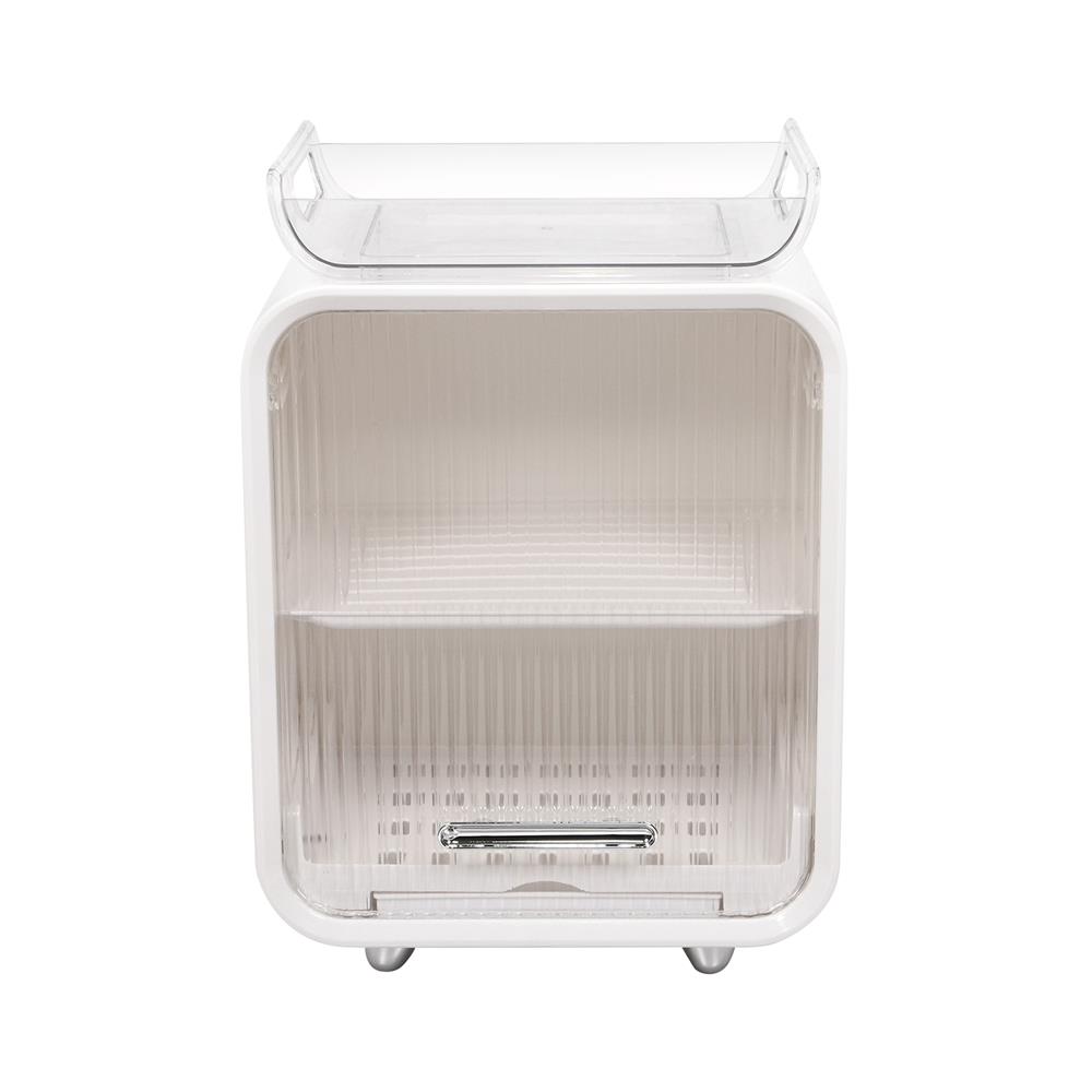 ตู้เก็บจานพลาสติก 2 ชั้น มีถาดรองน้ำ KECH WATERY