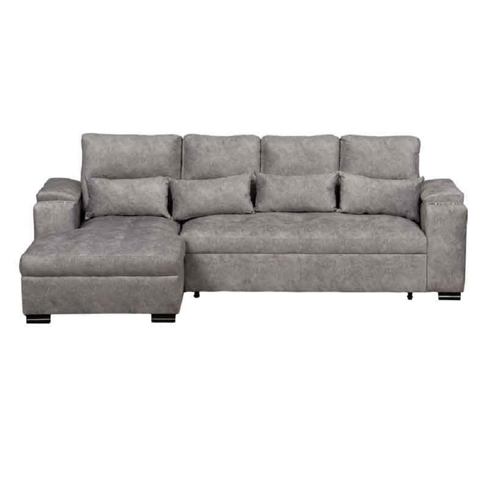 โซฟาเข้ามุมซ้าย AS FURNITURE KALEL CRGYU39 สีเทา