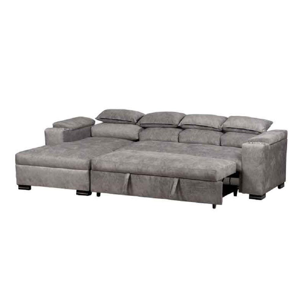 โซฟาเข้ามุมซ้าย AS FURNITURE KALEL CRGYU39 สีเทา