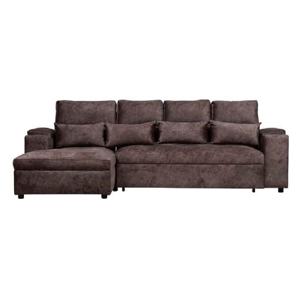 โซฟาเข้ามุมซ้าย AS FURNITURE KALEL CRBWU38 สีน้ำตาล