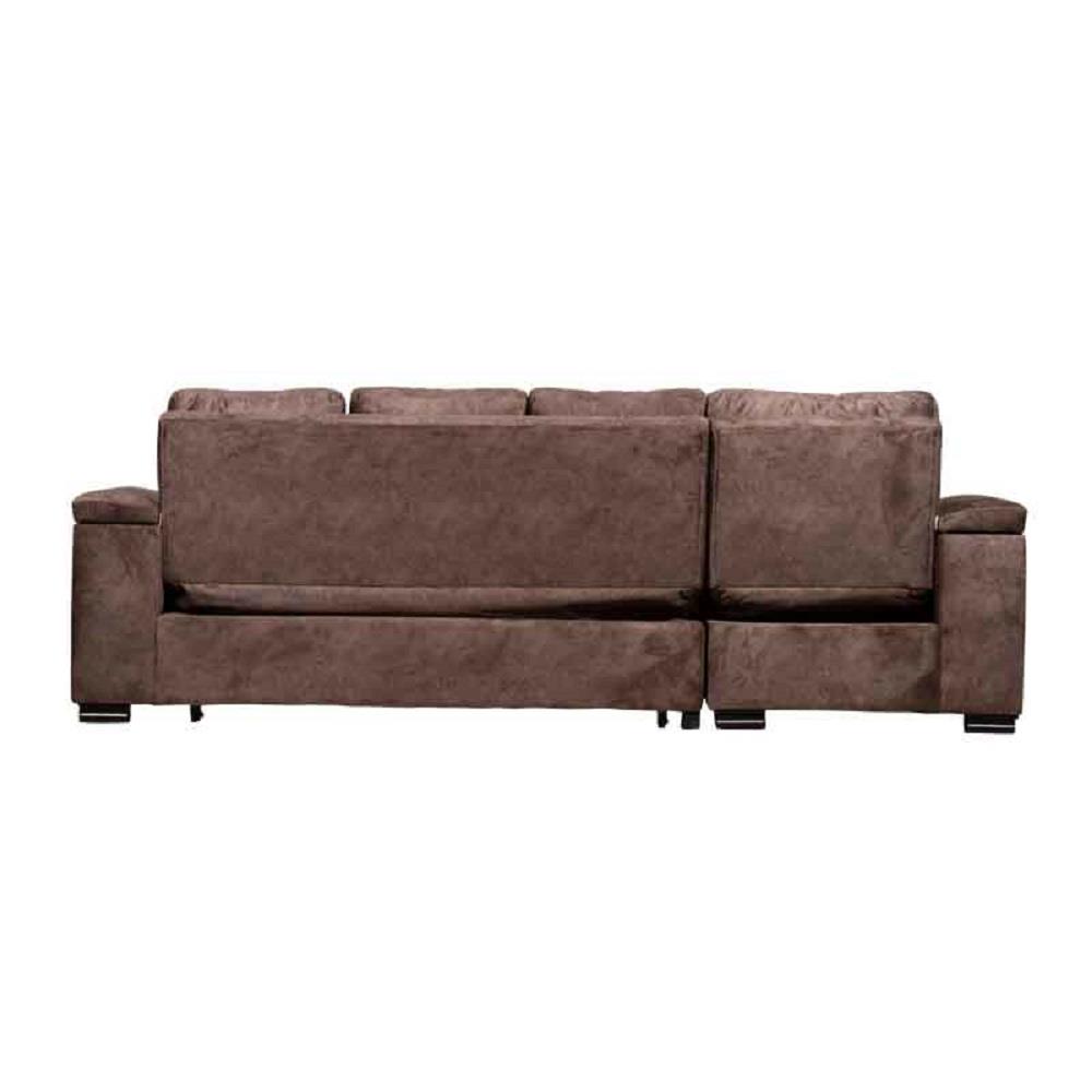 โซฟาเข้ามุมซ้าย AS FURNITURE KALEL CRBWU38 สีน้ำตาล