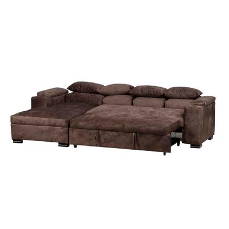 โซฟาเข้ามุมซ้าย AS FURNITURE KALEL CRBWU38 สีน้ำตาล_2