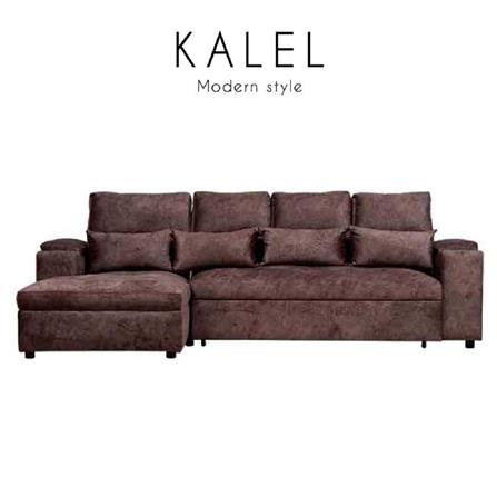 โซฟาเข้ามุมซ้าย AS FURNITURE KALEL CRBWU38 สีน้ำตาล_7
