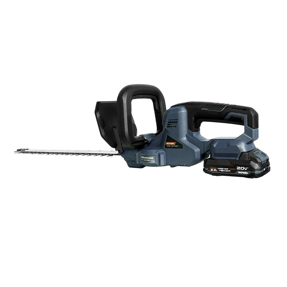 เครื่องตัดแต่งพุ่มไร้สาย (พร้อมแบตเตอรี่) ROWEL RW-GT-DHT490 20 โวลต์