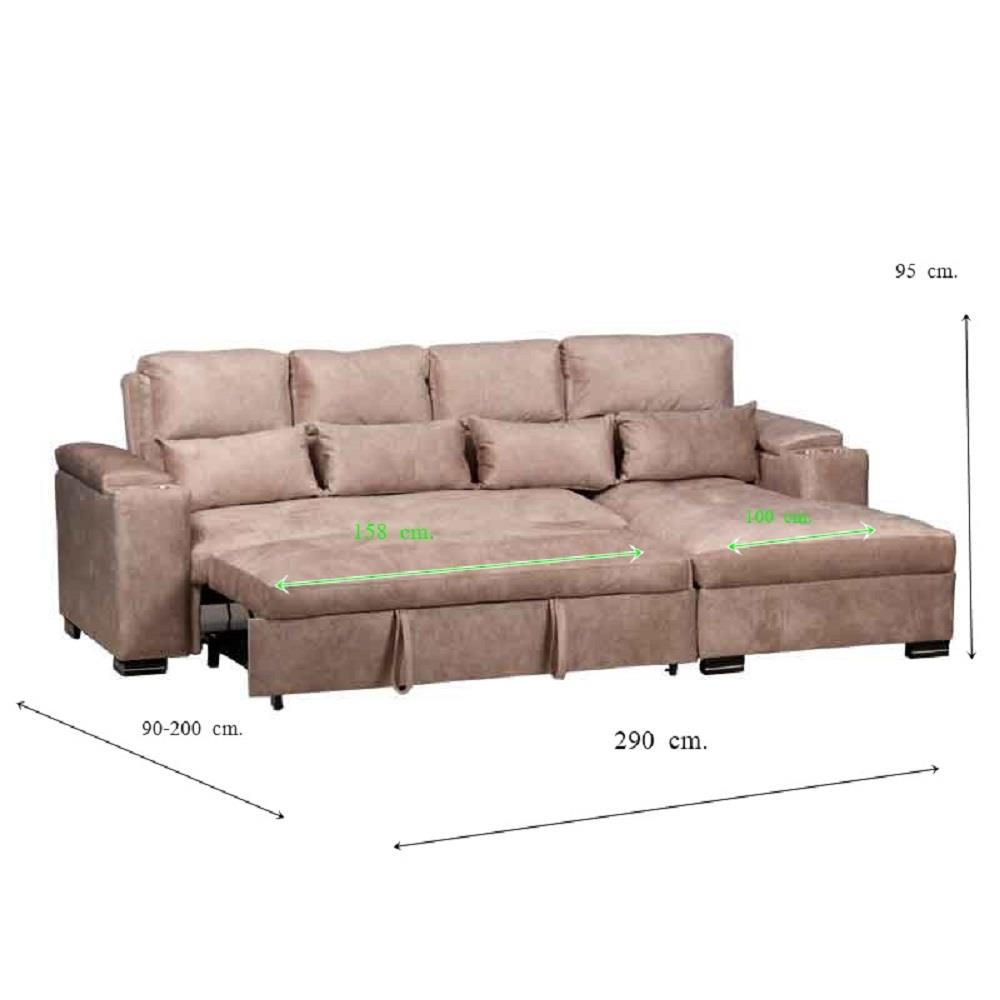 โซฟาเข้ามุมขวา AS FURNITURE KALEL CLCRU36 สีครีม