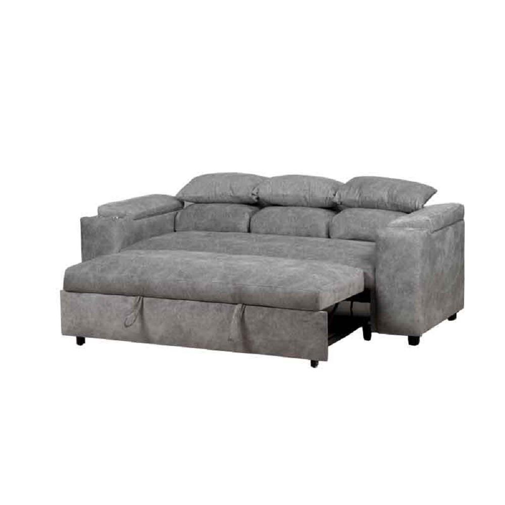 โซฟาเบด AS FURNITURE AURORA CGYU39 สีเทาอ่อน