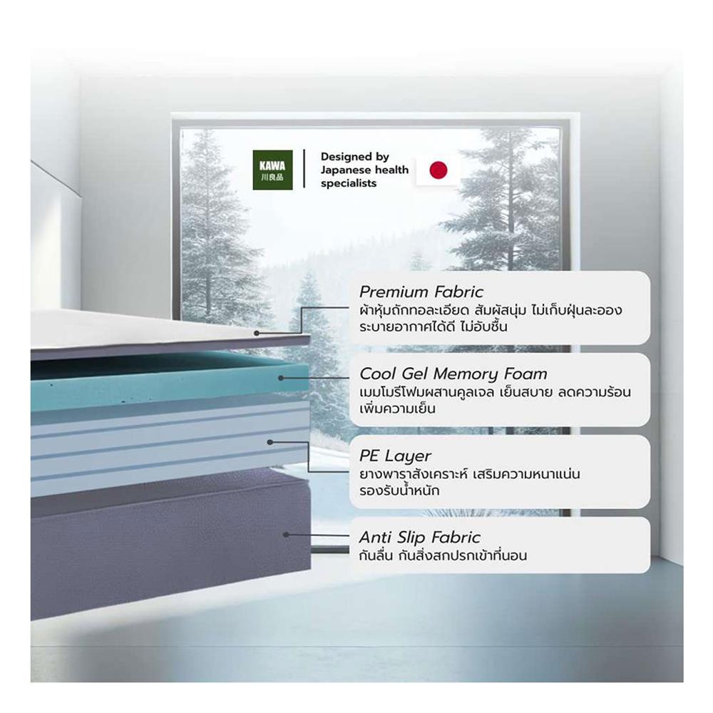 ที่นอน 3.5 ฟุต KAWA FRANCE