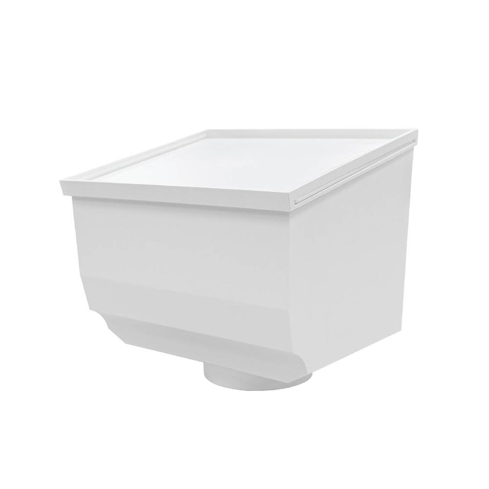 ชุดระบายน้ำระเบียงไวนิล SCG SMART สีขาว