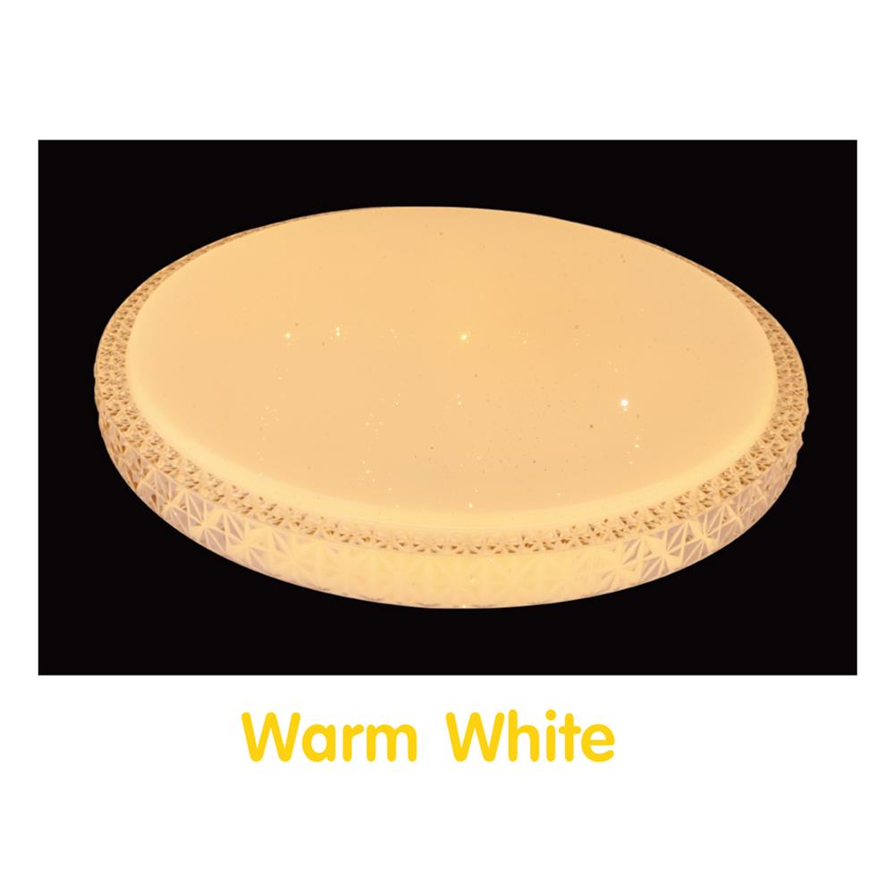ไฟเพดาน LED SHINING CRYSTAL 15 นิ้ว 36 วัตต์ DAYLIGHT/COOL WHITE/WARM WHITE สีขาว