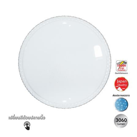 ไฟเพดาน LED SHINING CRYSTAL 15 นิ้ว 36 วัตต์ DAYLIGHT/COOL WHITE/WARM WHITE สีขาว_0