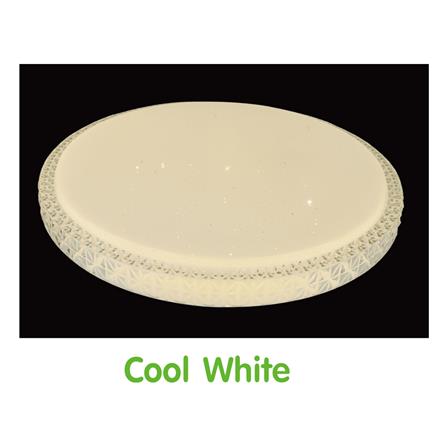 ไฟเพดาน LED SHINING CRYSTAL 15 นิ้ว 36 วัตต์ DAYLIGHT/COOL WHITE/WARM WHITE สีขาว_2