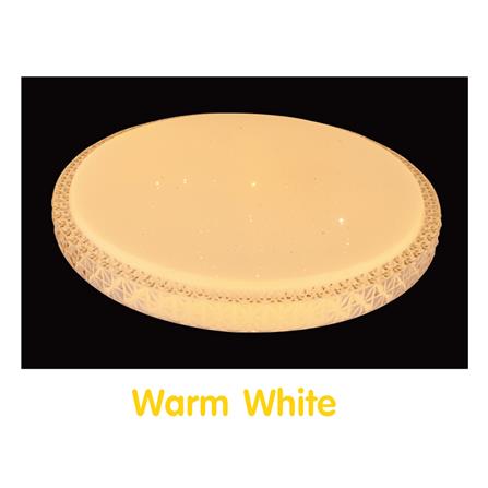 ไฟเพดาน LED SHINING CRYSTAL 15 นิ้ว 36 วัตต์ DAYLIGHT/COOL WHITE/WARM WHITE สีขาว_3