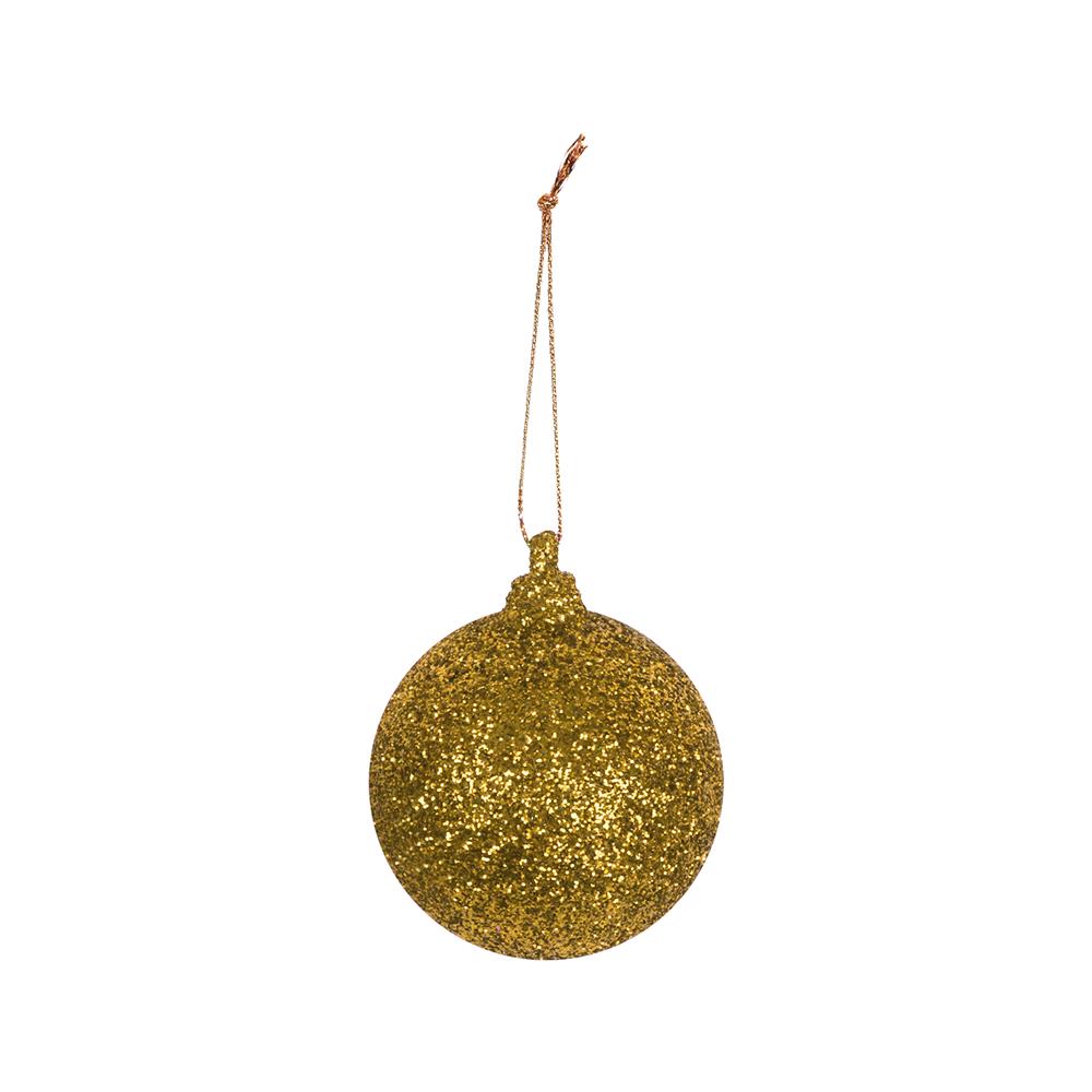 ชุดบอลตกแต่ง SIAMXMAS 6 ซม. สีทอง (แพ็ก 6 ชิ้น)