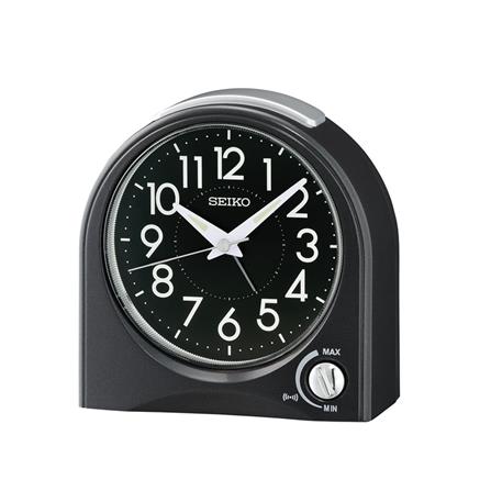 นาฬิกาปลุก SEIKO CLOCKS QHE204K 4.6X4.5 นิ้ว สีดำ_0