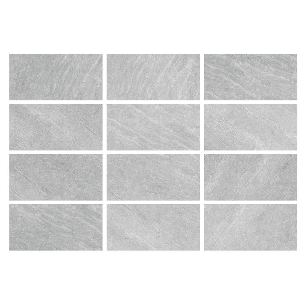 กระเบื้องพื้นพอร์ซเลน 60x120 ซม. COTTO แมตโต เทา PM 1.44 ตร.ม.