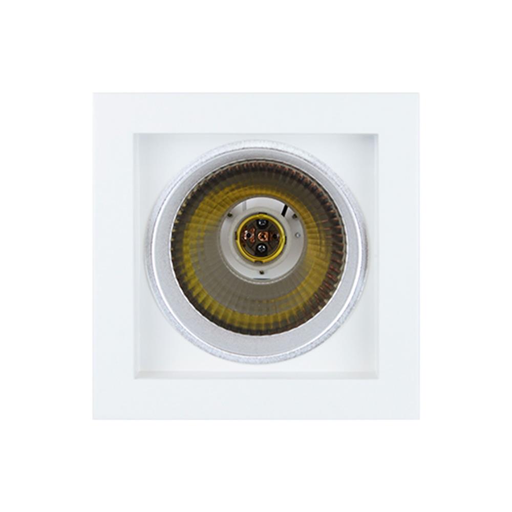 ดาวน์ไลท์ L&E 22-03076 5.3 นิ้ว สีขาว เหลี่ยม